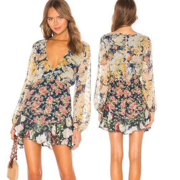 Hemant & Nandita Della Ruffle Mini Dress Great Condition - Med - Picture 1 of 15